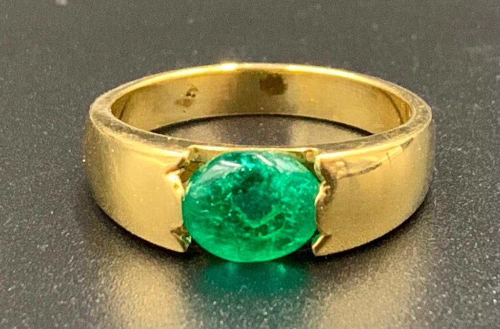 18K Gold and Emerald Ring (1 of 5)