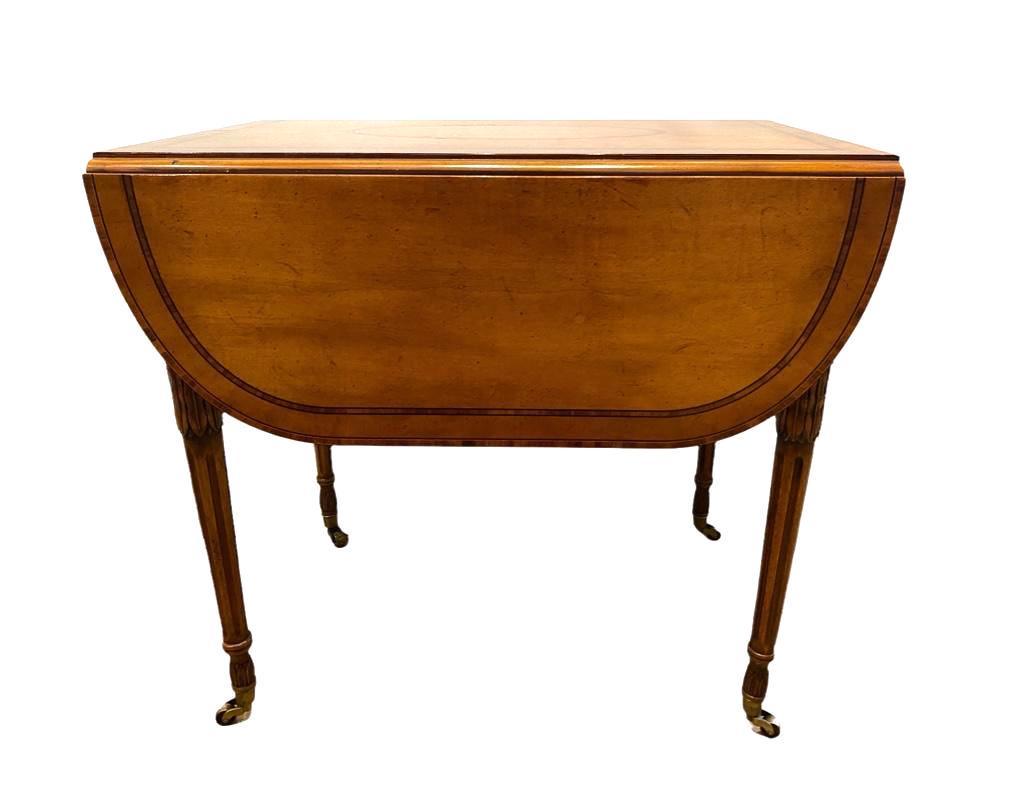 E.J.Victor Company Hepplewhite Style Drop Leaf Table (1 of 8)