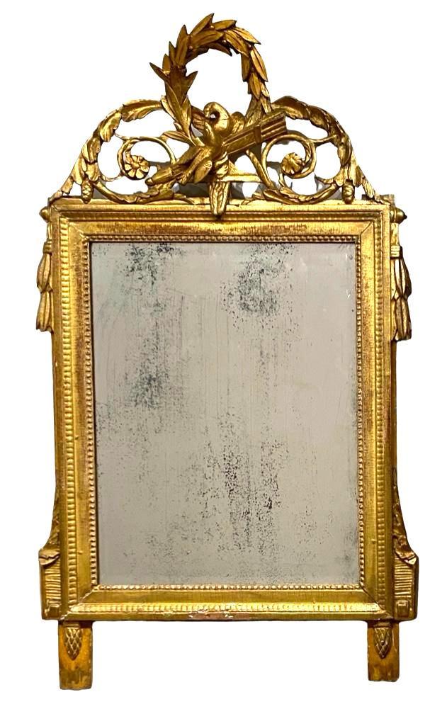 Louis XVI Giltwood Wall Mirror, 19thc. (1 of 3)