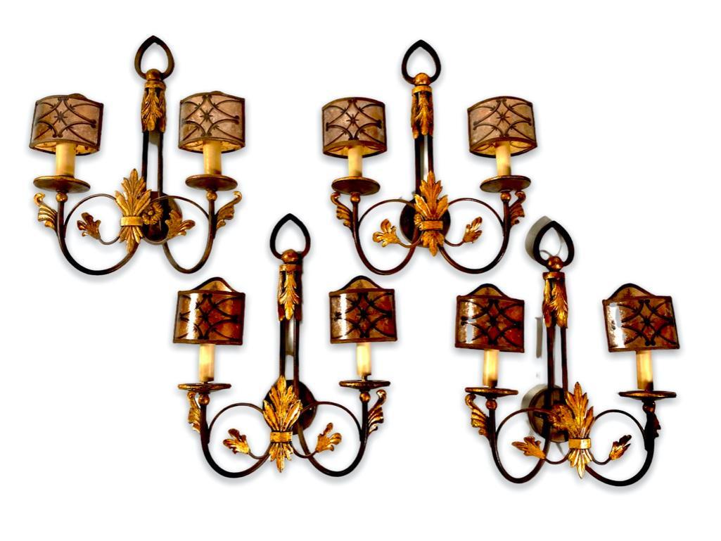 Four Fine Art Lighting Two Light Wall Sconces (1 of 4)
