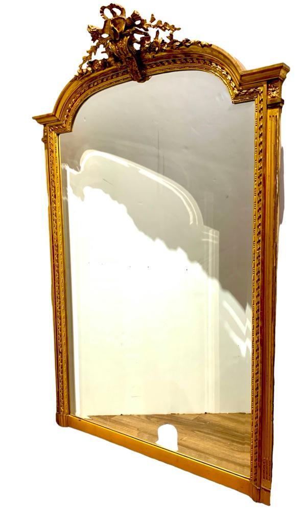 Louis XVI Style Gilded Mirror (1 of 10)