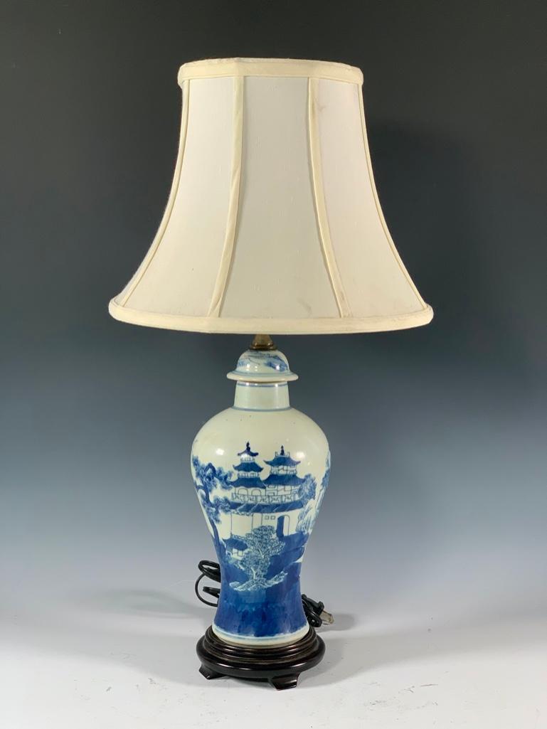 Chinese Blue and White Glazed Porcelain Vase (1 of 8)