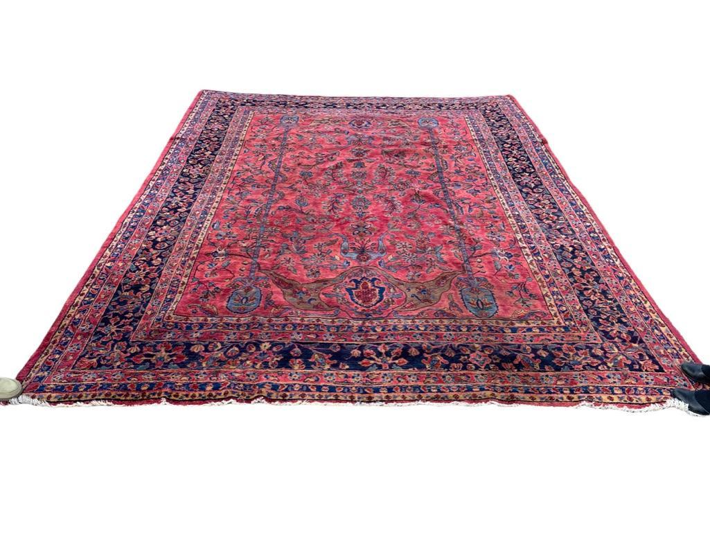 Antique Wool Carpet, Sarouk 11' x 8' (1 of 10)