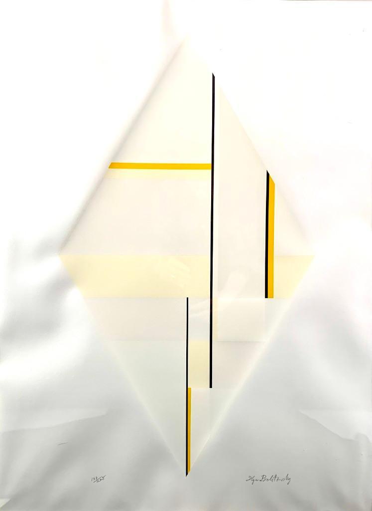 Ilya Bolotwosky Screenprint, Silver Diamond (1 of 5)