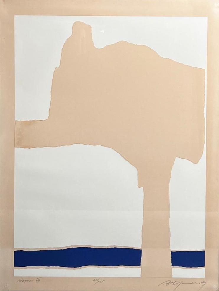 Adja Yunkers Screenprint, Aegean VIII (1 of 7)