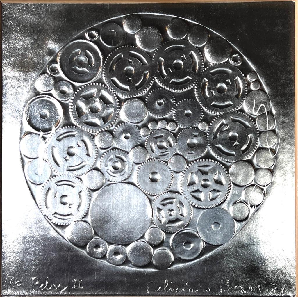 Feliciano Bejar Embossed Metallic Print, Reloj II (1 of 7)
