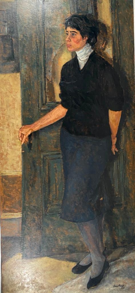 Daniel J. Forst Oil, Portrait, Girl in Doorway (1 of 8)