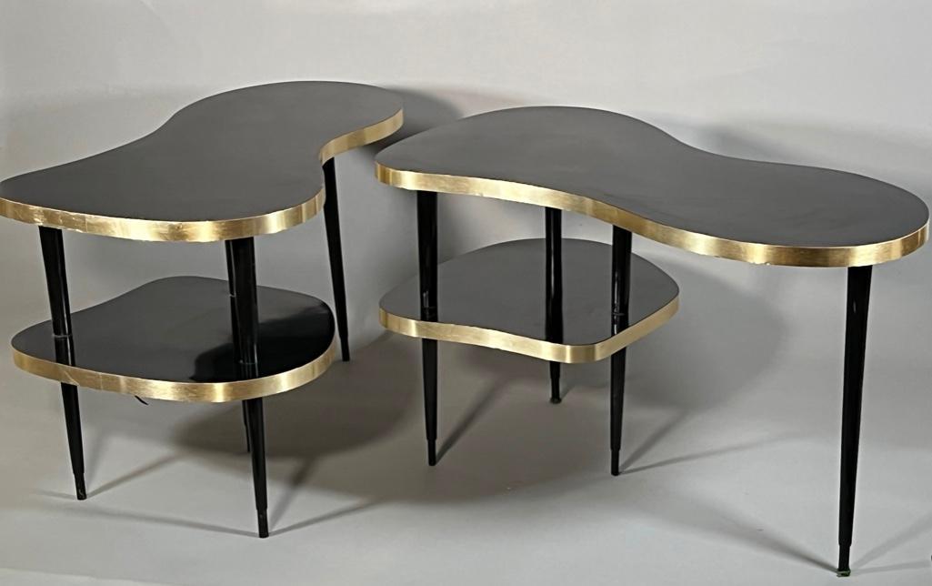 Pair Modern Design Laminate End Tables (1 of 7)