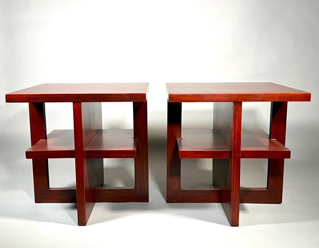 Pair of Modern Style End Tables (1 of 7)