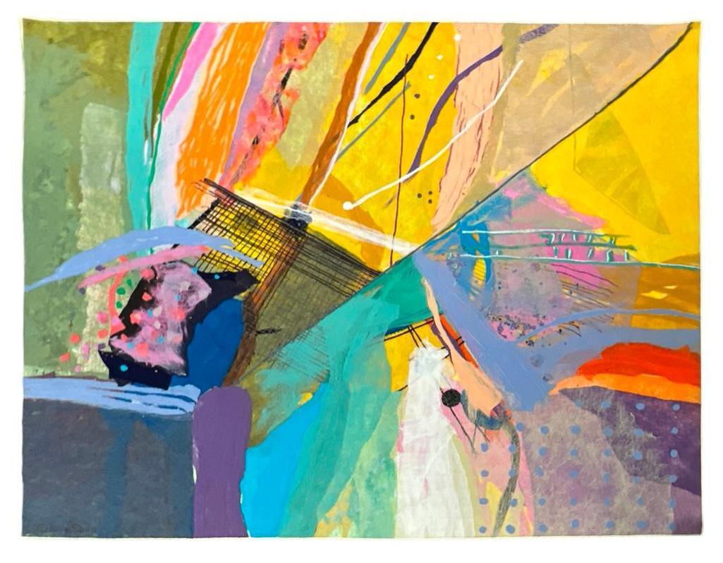 Calman Shemi Woven Tapestry, Yellow Tryplich (1 of 10)