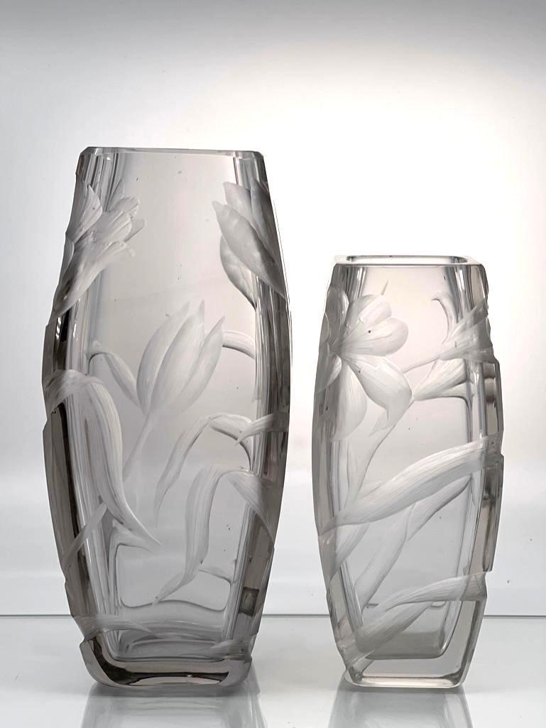 Two Moser Engraved Glass Vases (1 of 20)