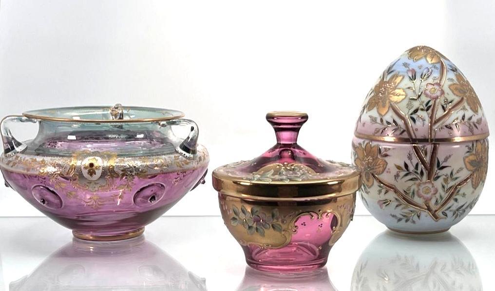 Assorted Moser Style Victorian Glass (1 of 19)