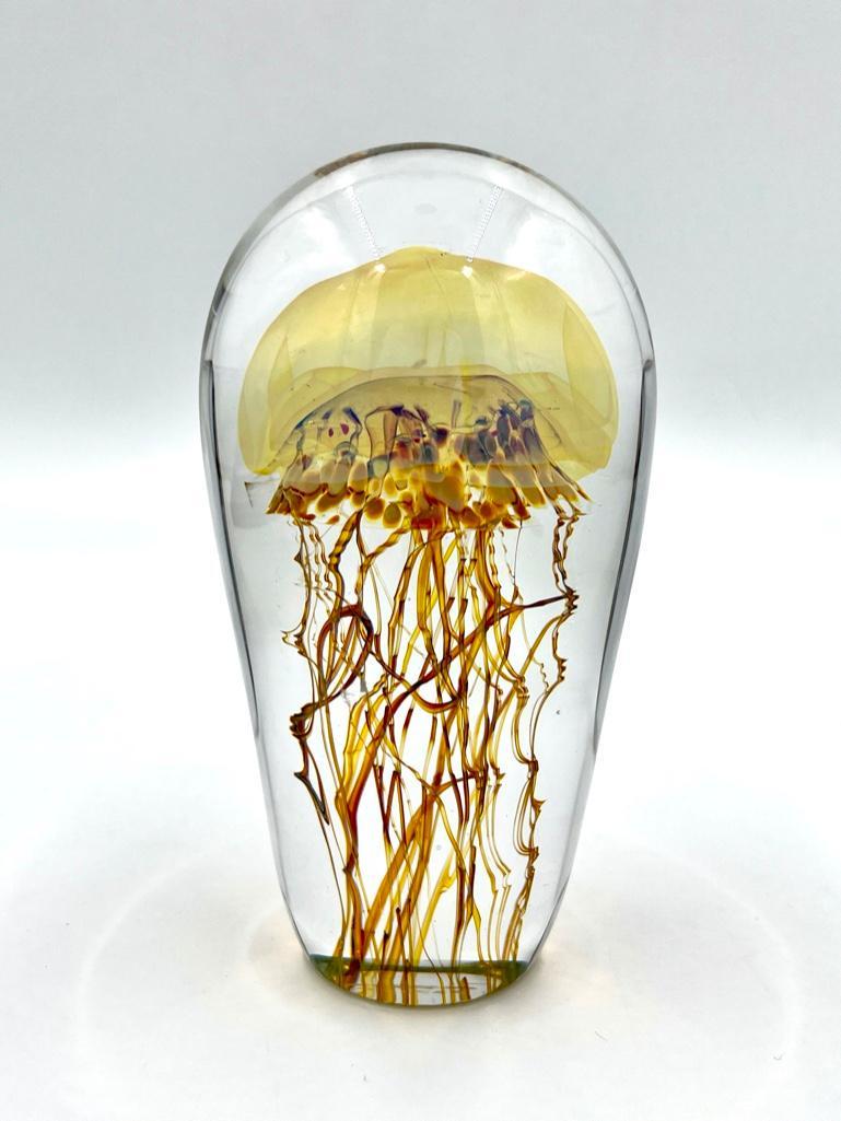 Rick Satava Jellyfish Art Glass Sculpture (1 of 9)