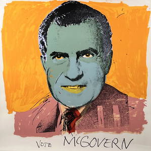 Andy Warhol Screenprint, Vote McGovern