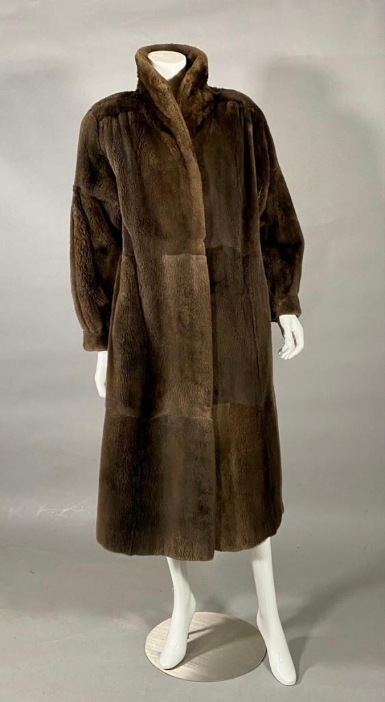 Full Length Natural Fur Coat (1 of 5)