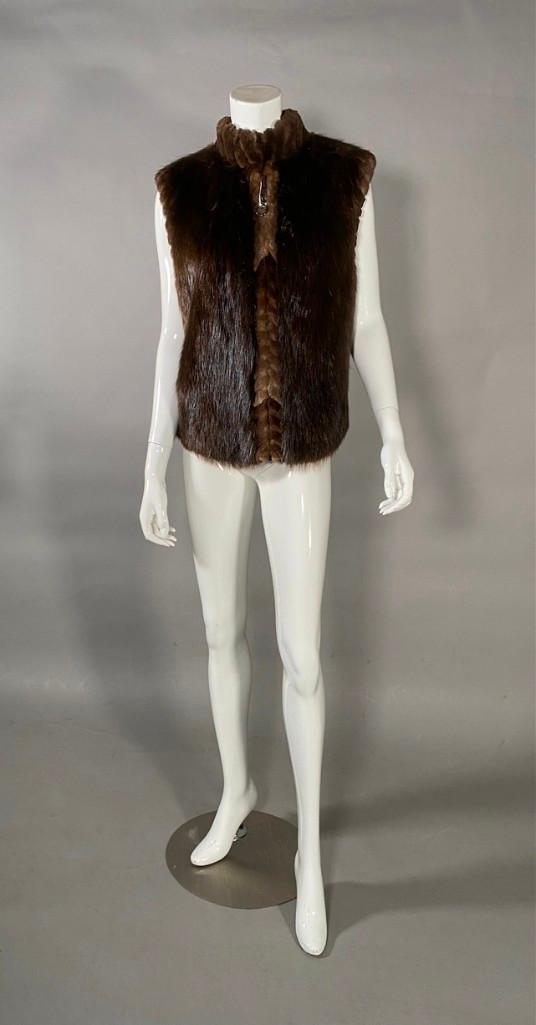 Trixi Schober Natural Mink Fur Vest (1 of 7)