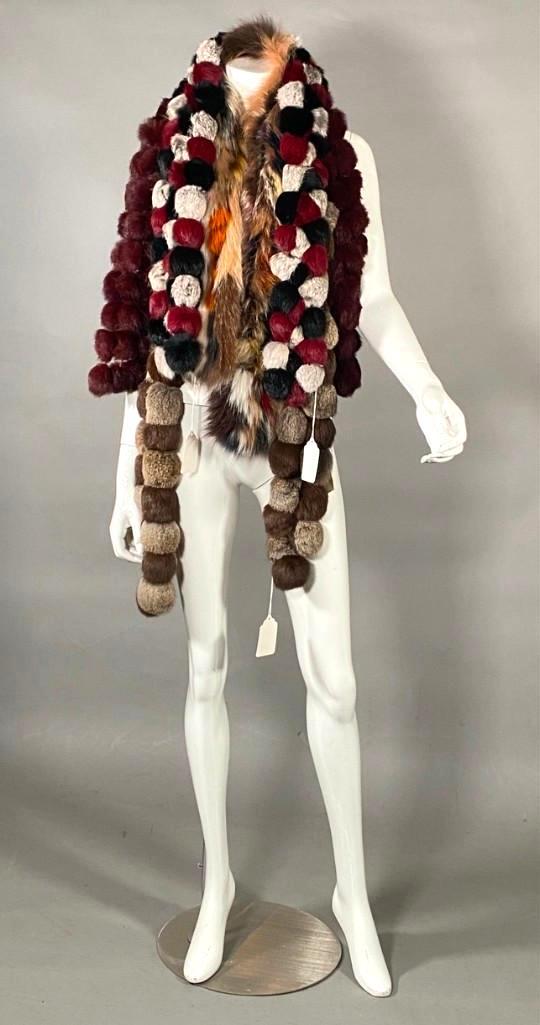 Four Rabbitt Fur Scarves (1 of 9)