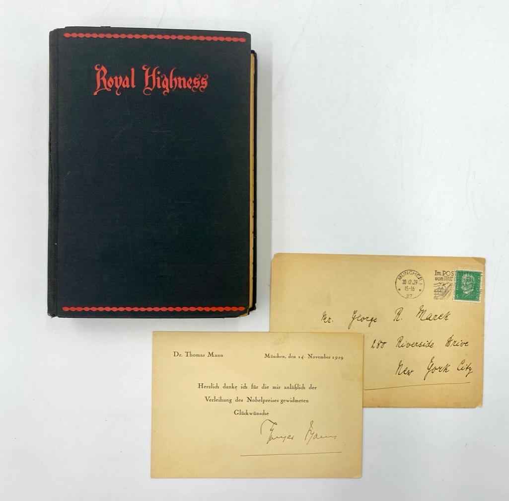 Royal Highness, by Thomas Mann (with signed card) (1 of 6)