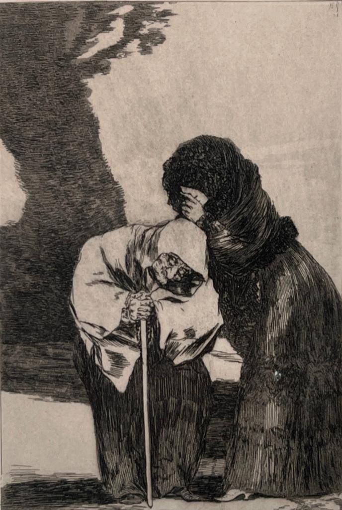 Francisco Jose De Goya y Lucientes Etching, Chiton (1 of 9)