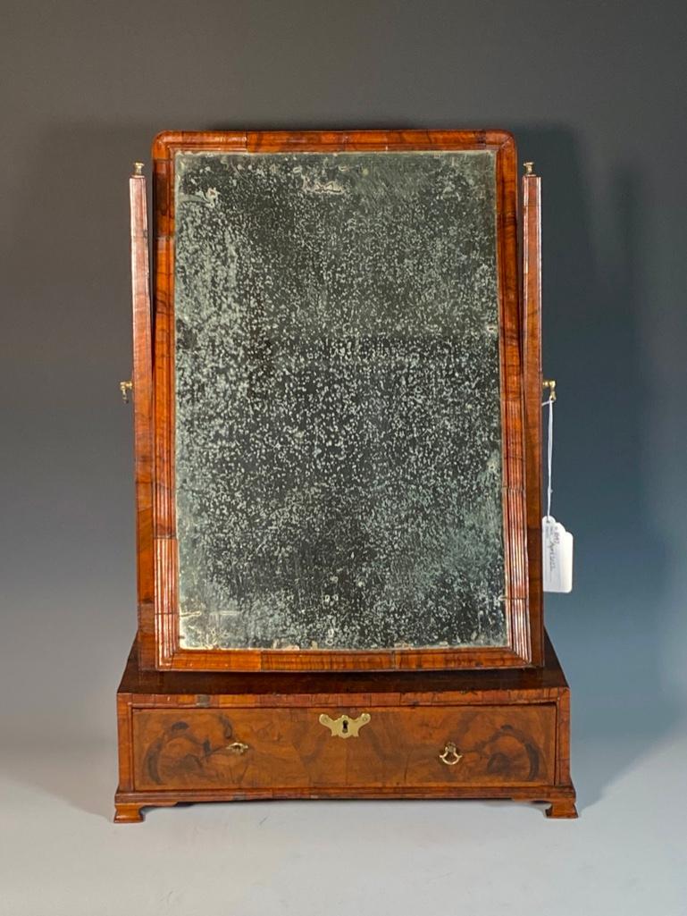 English Georgian Mahogany Dressing Mirror, 18thc. (1 of 8)