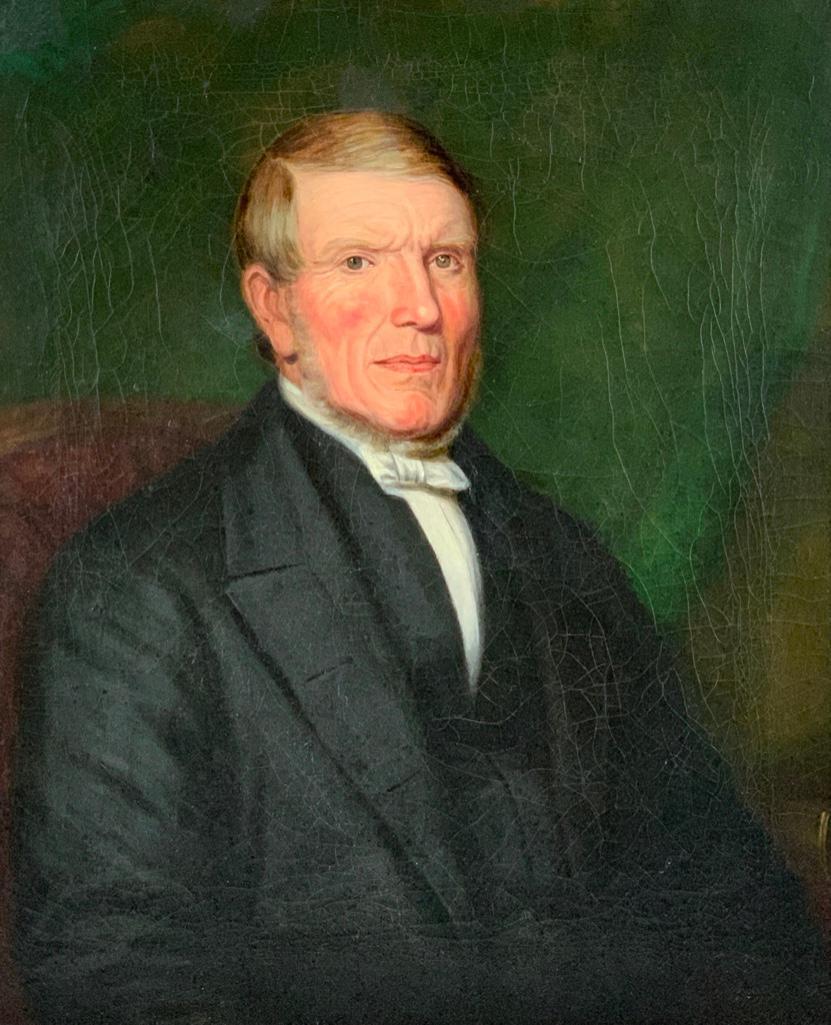 19thc. American School, Portrait of a Sea Captain (1 of 8)