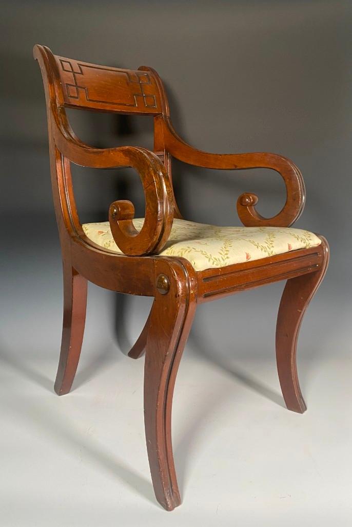 Regency Mahogany Child's Armchair, 19thc. (1 of 8)