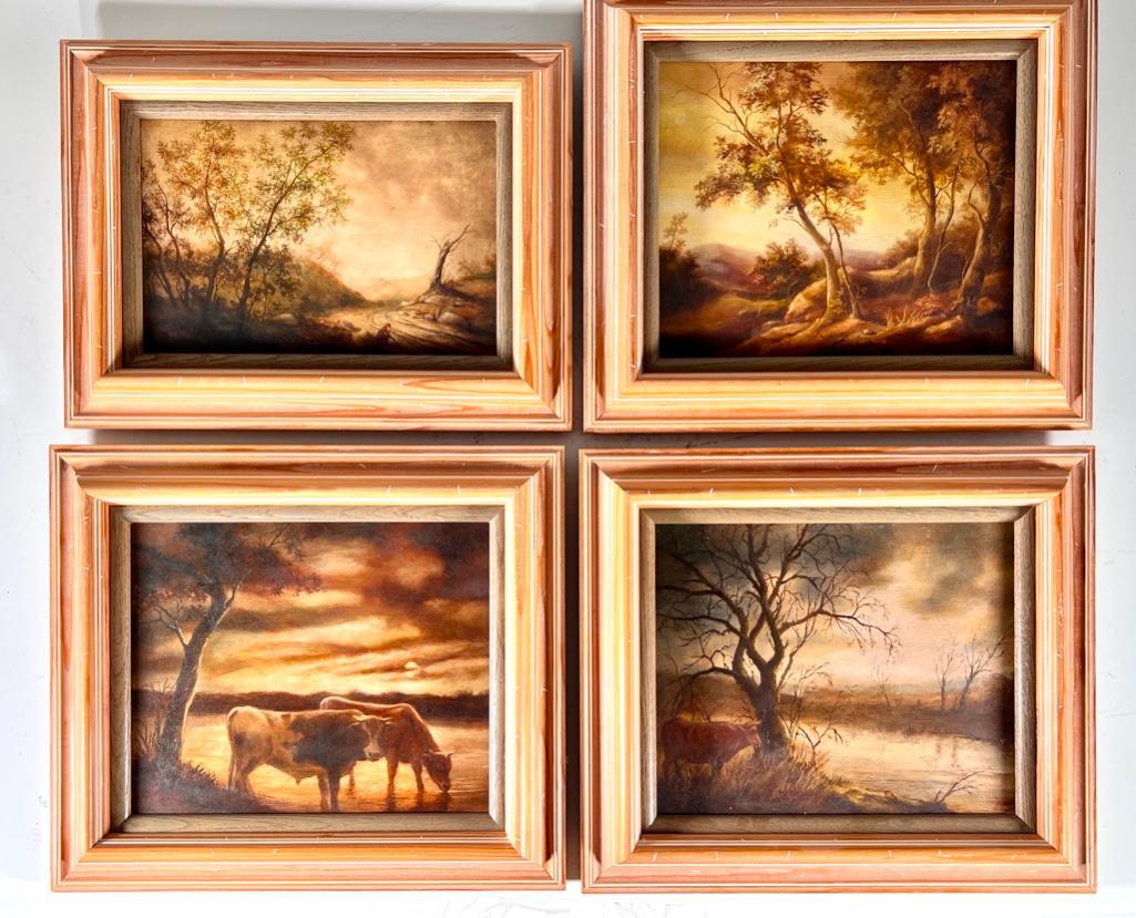 J. Gaputa, Four Landscape Paintings (1 of 14)