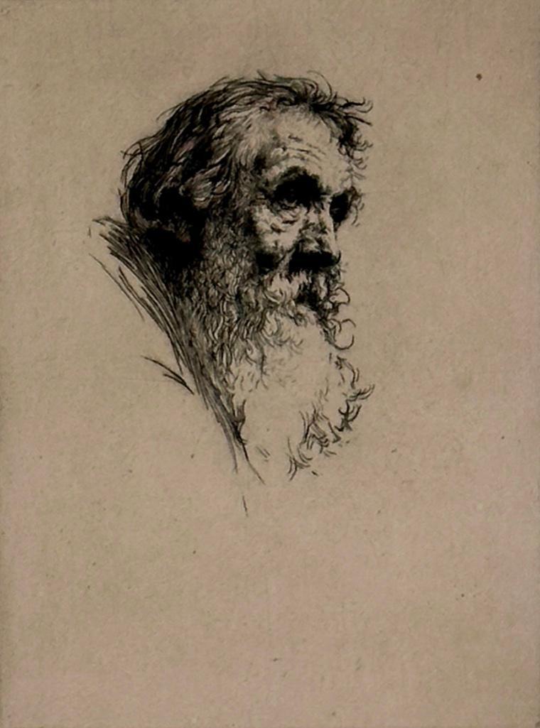 Arthur William Heintzelman Etching, The Pilgrim 1919 (1 of 6)