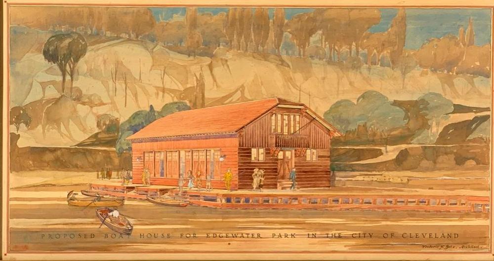 Frederic H. Betz, Cleveland's Edgewater Park, Proposed Boathouse (1 of 11)