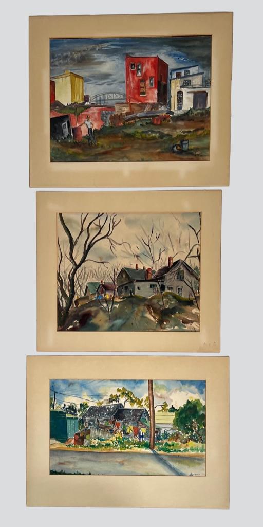 Three Watercolors by Charlotte Lee Zychick (1 of 12)