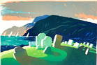 Ernest W. Watson Woodblock, Homeward Bound