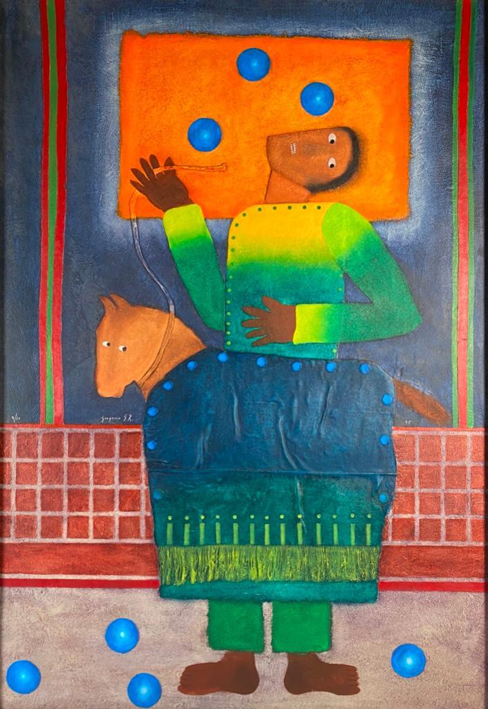 Gregorio Gonzalez Collage, Circus Performer (1 of 11)