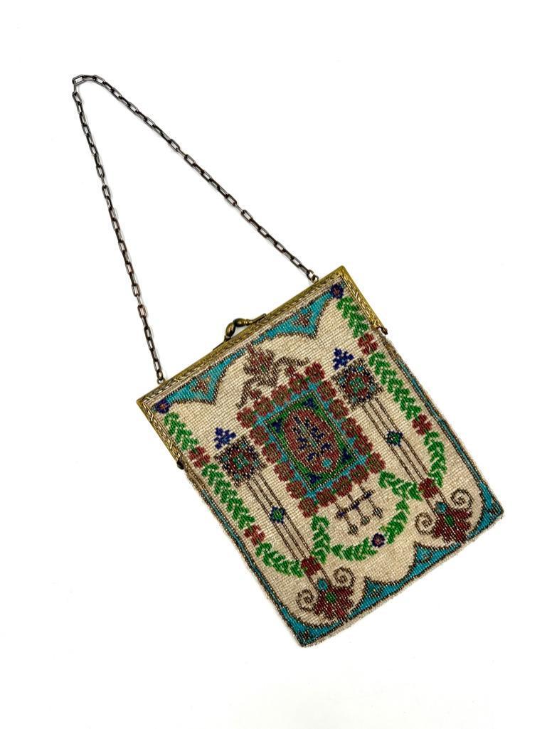 Art Deco Period Beaded Evening Bag (1 of 6)