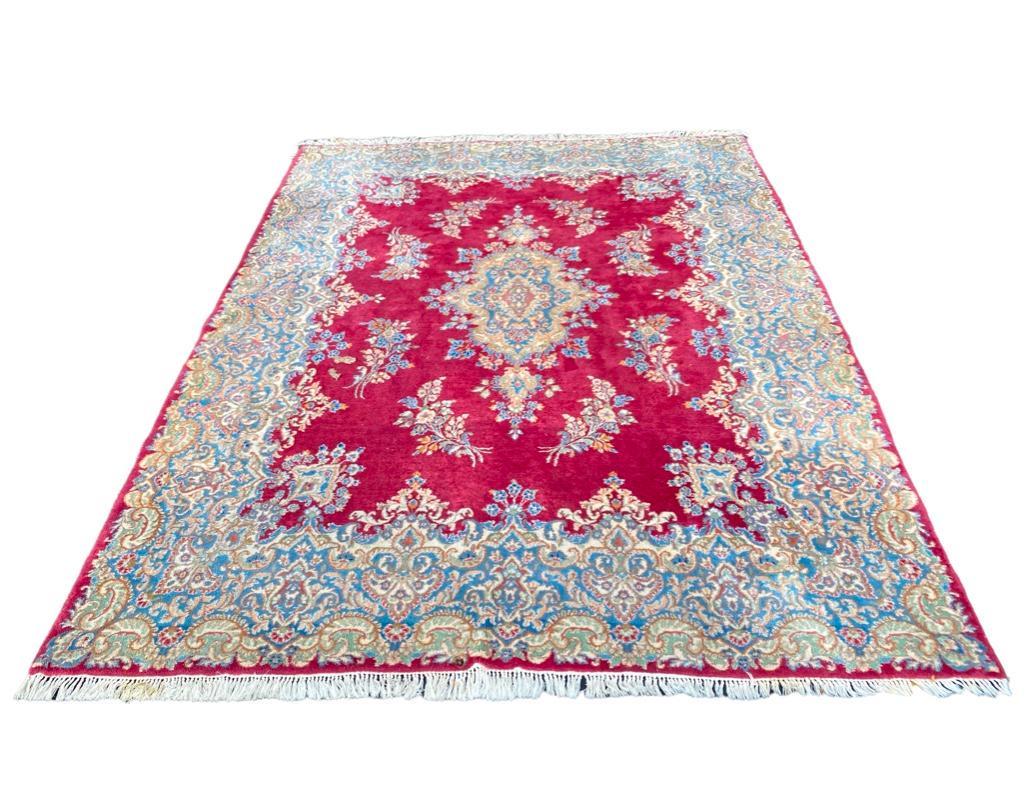 Large Red Kerman Carpet, 10' x 8' (1 of 7)