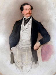 August Prinzhofer, Portrait of a Gentleman