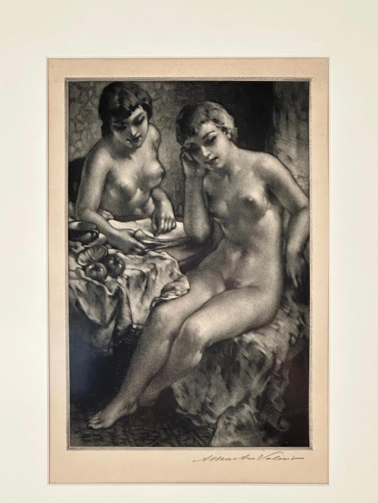 Alessandro Mastro-Valerio Mezzotint, Two Nudes (1 of 10)