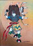 Pablito Velarde Gouache Painting, Buffalo Dancer