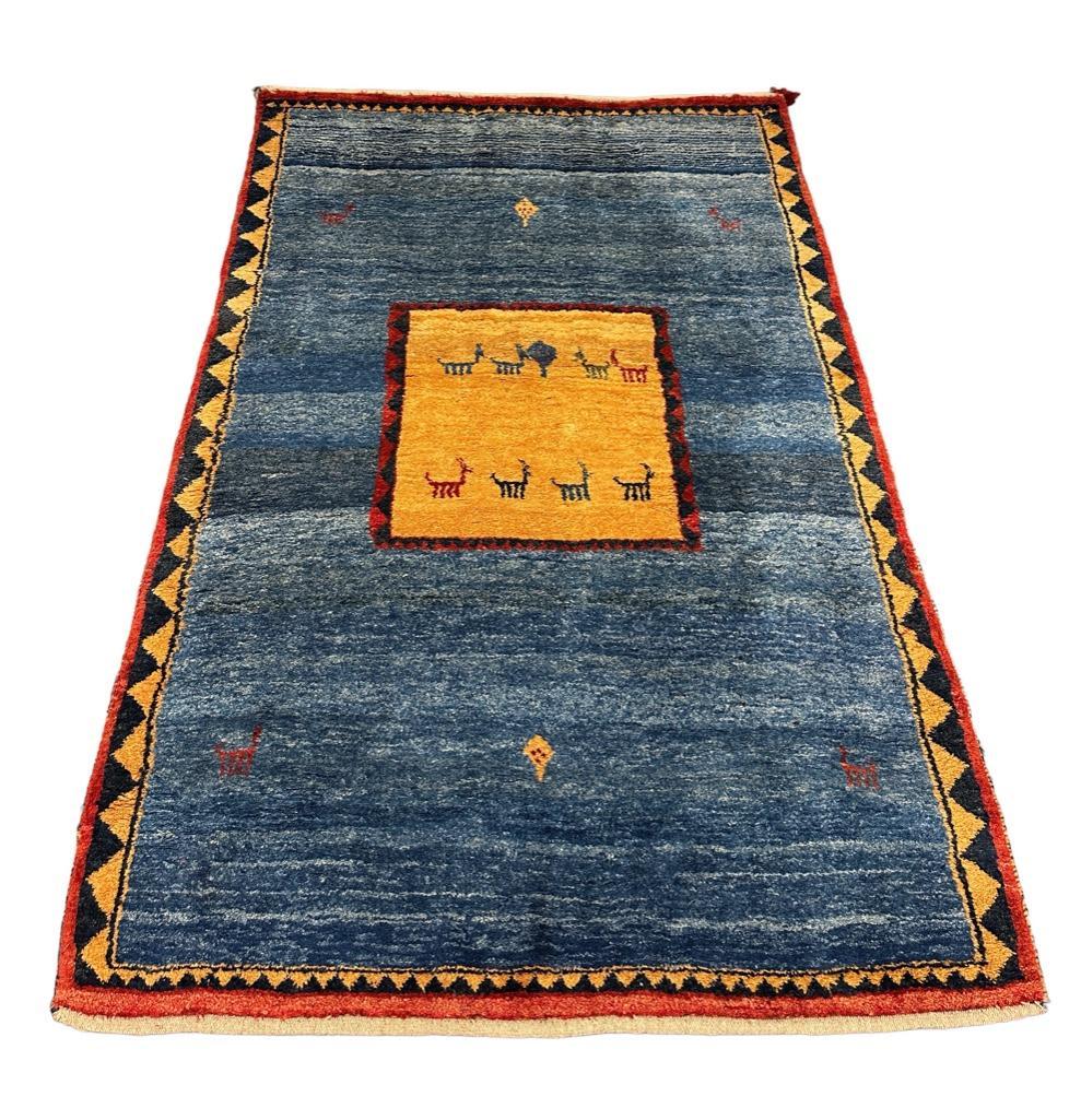 Persian Gabbeh Wool Pictorial Carpet, 6'11 x 4'9 (1 of 10)