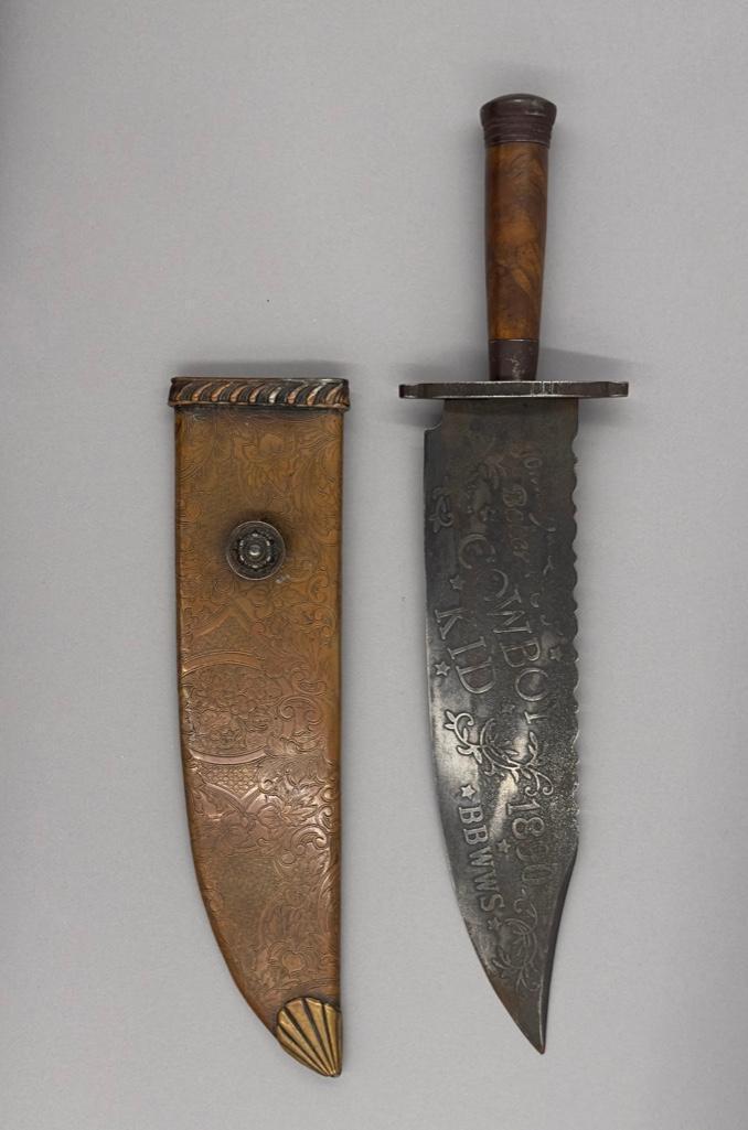 Johnny Baker 1890 BBWWS Wild West Show Bowie Knife (1 of 3)