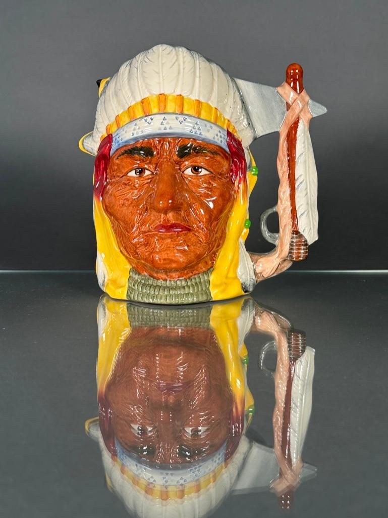 Large Royal Doulton Toby Jug, Battle of Little Big Horn (1 of 6)