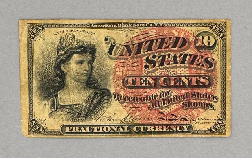American Bank Note Company Ten Cents Bank Note (1 of 2)