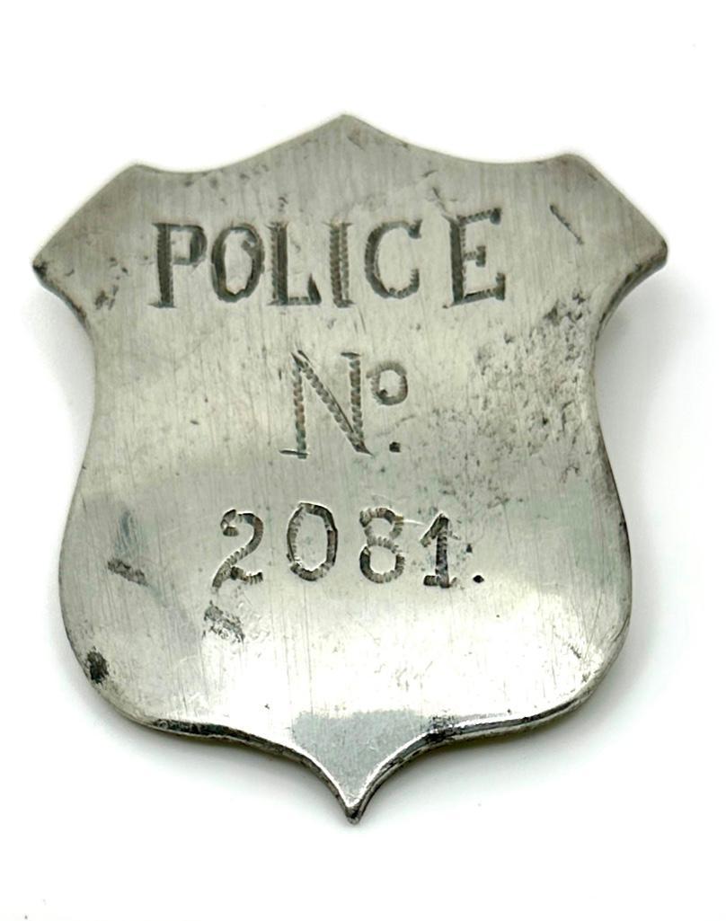 Police Badge by Potter Studio, Cleveland, ca. 1915-1924 (1 of 3)