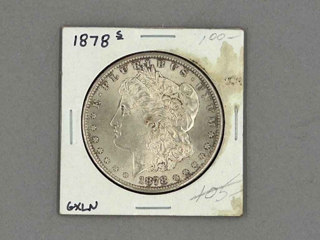1878 Morgan Silver Dollar, San Francisco Mint (1 of 2)