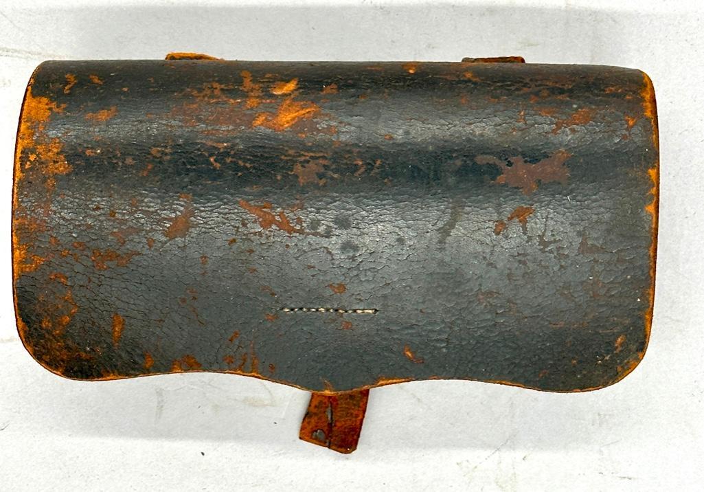 Early Civil war Carbine Cartridge Box, H. A. Dingee, New York (1 of 7)