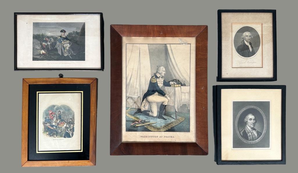 George Washington Subject Lot of Prints (1 of 14)