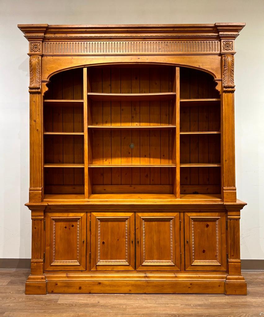 Ethan allen bookcase cabinet deals