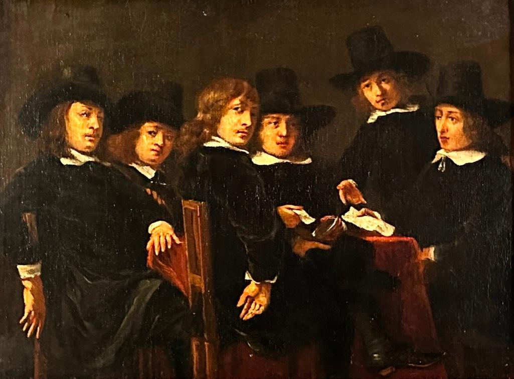 18th/19thc. School, Group Portrait of Dutch Officials (1 of 12)