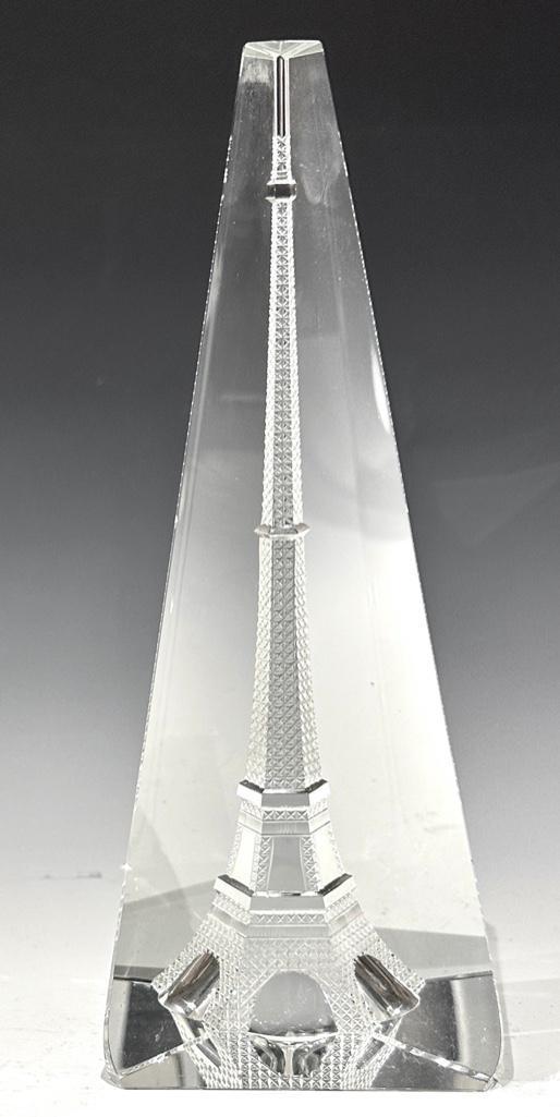 Czechoslovakian Crystal Eiffel Tower Obelisk (1 of 5)