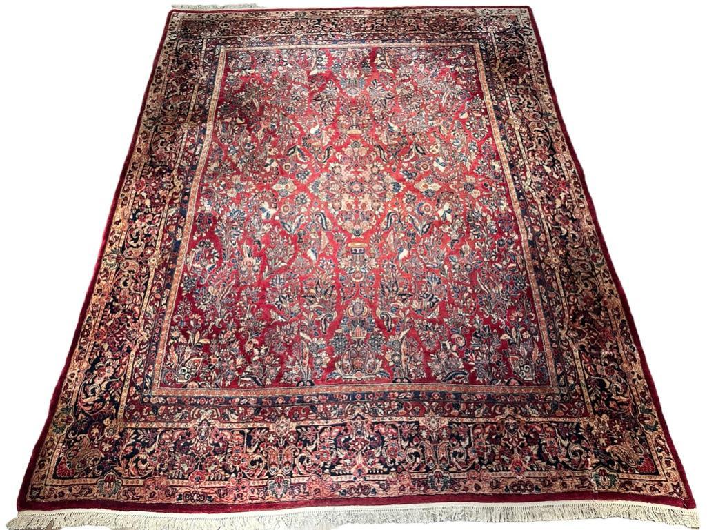 Persian Wool Carpet, Sarouk, 8'10 x 11'5 (1 of 11)