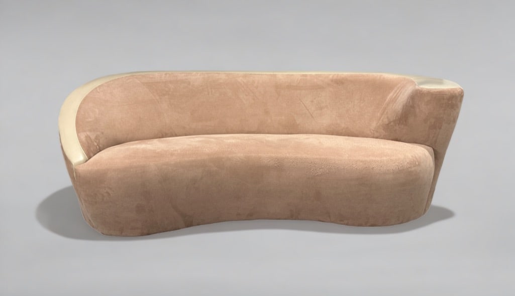 Vladimir Kagan "Nautilus" Upholstered Sofa (1 of 8)